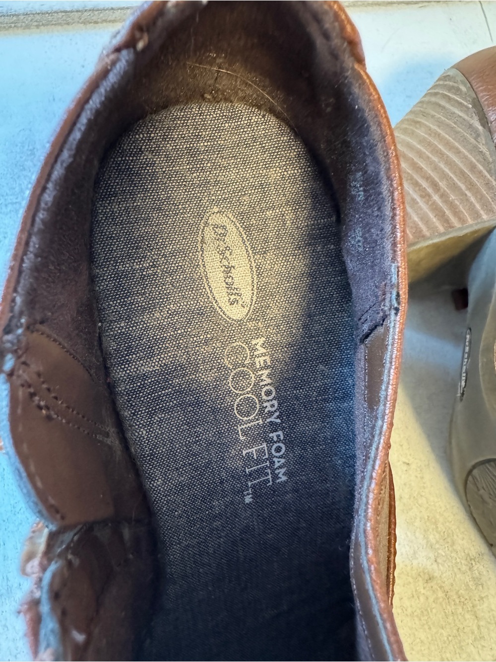 Dr. Scholl's Brown Leather Ankle Booties — Slip-On Chelsea Style - Picture 6 of 7